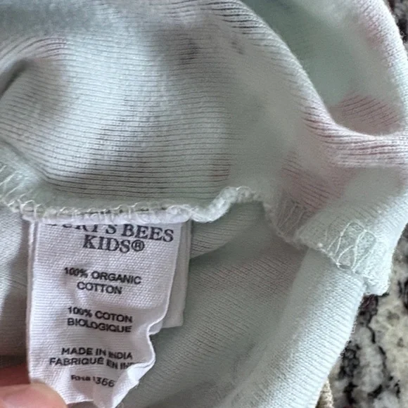 Burt’s Bees Kids Animal PJ Top - Picture 3 of 4